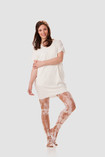 Stockings White Batik Cinnamon