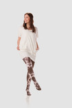 Stockings White Batik Cacao